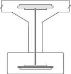 Preflex girder cross section
